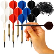 Набір З 12 Дротиків Darts Darts Віконниці Для Ігри Дартс Пір'яні Рашини 212 В 1