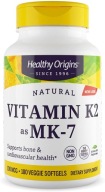 Вітамін Healthy Origins K2 Mk-7 100 Мкг 180 М’яких Таблеток Vege Vitamin K2 Mk7