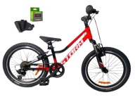 Велосипед 20 Storm Mtb Racer Al V-Brake 10 Червоно-Чорний 2025 + Безкоштовно