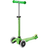 Mini Micro Deluxe Led Green Скутер Зі Світлодіодними Колесами