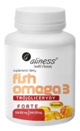 Aliness Fish Omega 3 Forte Triglycerides 500/250Mg 90 Капсул Memory Heart