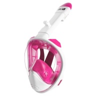 Повнолицева Маска Для Снорклінгу З S/M Трубкою + Рожевий Тримач Gopro