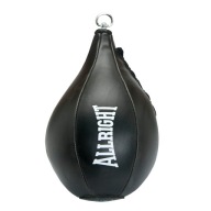Pear Boxing Suspended Reflector Bag Black Allright Pu Шкіра