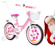Дитячий Велосипед Germina Bmx 16 Дюймів Рожевий Для Дівчаток + Керівництво