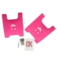 Ojk Plates 0.8 Середні Кріплення Для Сноуборду, Рожеві