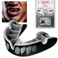 Боксерська Щелепа Opro Silver Jaws Fangs + Коробка