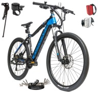Чоловічий Жіночий Гірський Електричний Велосипед 27,5 Mtb З Підвіскою, Алюмінієві Диски