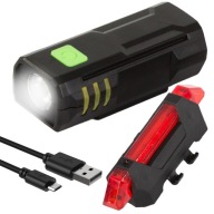 Велосипедна Лампа Usb Передній Задний Світлодіод Usb Попередження