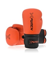 Тренувальні Боксерські Рукавички Xpunch Xorange Помаранчеві 12 Унцій