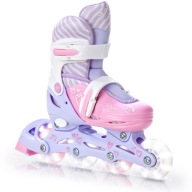 Регульовані Роликові Ковзани Raven Loret Lila/Pink Led Wheels