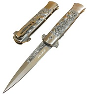 Складний Ніж Sicilian Spring Hunt.r Scull Tourist With Clips