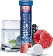 Protego Electrolytes Senior 20 Шипучих Таблеток Зі Смаком Чорної Смородини