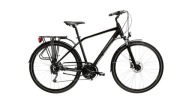 Трекінговий Велосипед Kross Trans 4.0 Exp, Розмір M, Чорний