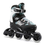 Ковзани Oxelo Fit5 Чорні, Білі Та Бірюзові
