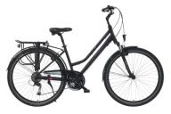 Жіночий Трекінговий Велосипед Lazaro Senatore V3 Comfortable 28 Alivio 19 Чорний