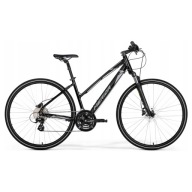 Кросовий Велосипед Merida Crossway 15 Lady L(51) Glossy Black(Matt Silver)