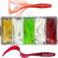 Набір Гумових Рибальських Приманок Twisters Spinning Lures Mega 50Шт