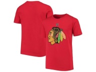 Дитяча Футболка З Логотипом Chicago Blackhawks Nhl Primary, Розмір S (6-8 Років)