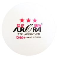 М'ячі Aurora Для Настільного Тенісу Та Пінг-Понгу Abs 3* D40+ Ittf Match Balls