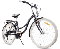 Велосипед Flower 24 7-Speed Чорний 0302457