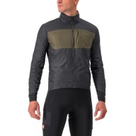 Велосипедна Куртка Castelli Unlimited Puffy, Чорна/Асфальт