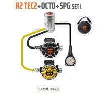 Регулятори Дихання Tecline R2 Tec2 Набір 1 З Octopus І Манометром