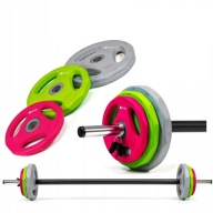 Набір Штанги B - Pump 20Kg Load Регульовані Навантаження Fitness Metal