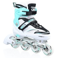 Rolki Regulowane Croxer Exima White/Mint 35-38