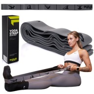 Ремінець Fizyo Yoga Strap Strong Для Розтяжки Ніг, Сірий