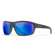 Wiley X Contend Captivate Polarized Blue Mirror / Matte Tactical Glasses