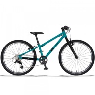 Дитячий Велосипед Kubikes 24S Бірюзовий | Світло Прибл. 8,5 Кг | Зріст 125–145 См