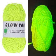 164Ft Luminous Chunky Nirn Diy Polyester Weave Glow Luminous Eg