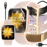Розумний Годинник Жіночий Годинник Польське Меню Дзвінки Спорт Amoled 4 Смужки