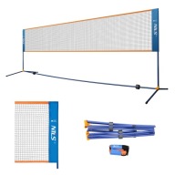 Міцна Сітка Для Бадмінтону 400X155 См + Стійки + Покриття Nils Nn400