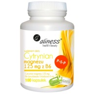 Aliness Magnesium Citrate 125 Mg With B6 (P-5-P) Підтримка Нервової Системи