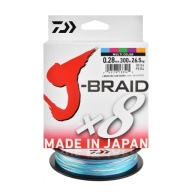 Коса Daiwa J-Braid X8 Морська Спінінг Мультиколор 0.28Мм 300М 26.5Кг