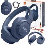 Бездротові Накладні Bluetooth-Навушники Jbl З Мікрофоном Темно-Сині Сильні Баси