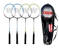 Кейс, Набір Ракеток З Човником Wish Badminton Racket 4 Ракетки