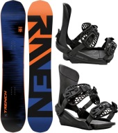 Сноуборд Raven Trench Carbon Navy/Orange 154 См + Кріплення Raven Pro King L