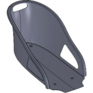 Сидіння Для Санок Plastkon Firecom, Чорне