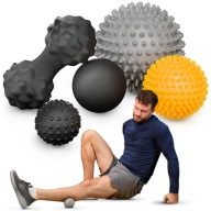 Масажний Набір 5 М'ячів, М'яч Duoball, Сенсорні Їжачки, Trex Sport
