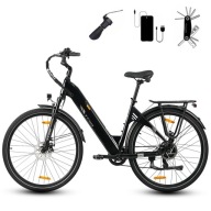 Ttgo C3 Se Чоловічий/Жіночий Електричний Велосипед 250W 36V 18Ah 25Km/H 120Km 28 Дюймів