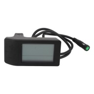 Лічильник З Lcd Дисплеєм Для Електровелосипеда. Водонепроникний 5-Контактний Роз'єм