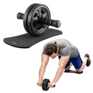 Ролик Для Вправ На М'язи Черева + Килимок Для Колін Gymtek