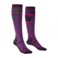Лижні Шкарпетки Bridgedale Ski Mountain Junior Merino P - Фіолетові