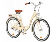 Жіночий Міський Велосипед Indiana Moena 26 Дюймів Cappuccino + Steel Basket