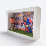 Подарункова Футбольна Статуетка Raphinha Fc Barcelona В Рамці
