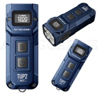 Міцний Світлодіодний Ліхтарик-Брелок Nitecore Tup2 Mct 1200 Лм, Темно-Синій