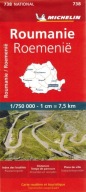 Румунія. Карта Доріг 738. Michelin