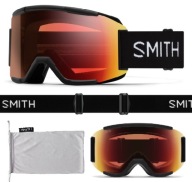 Smith Squad Pro Matt Black Chromapop Pro Photochromic Red Mirror Goggles S1-S3
